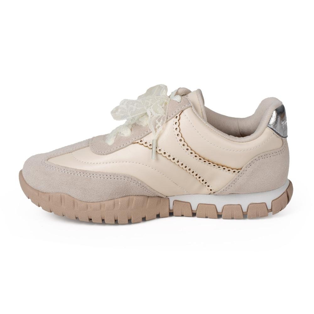 Tênis Tanara Jogging Feminino T9324 Cinza/Bege 4