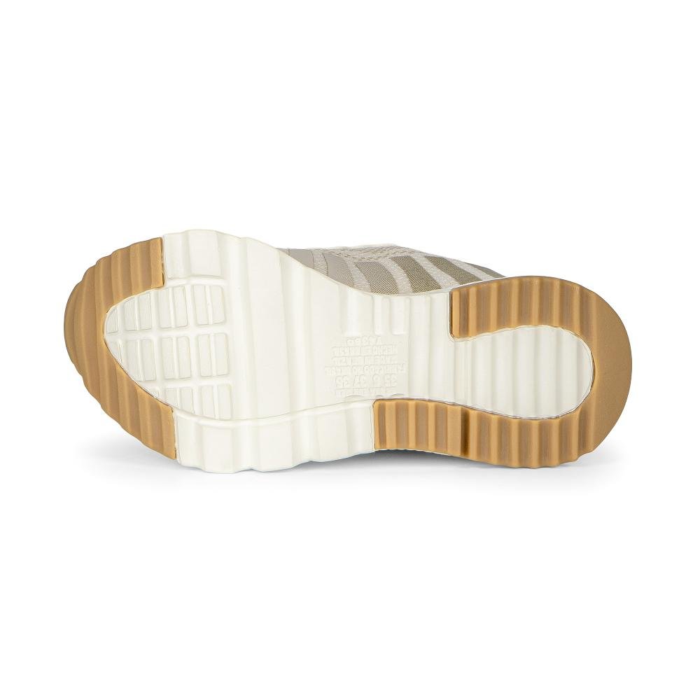 Tênis Tanara Casual Feminino T9411 Bege 5