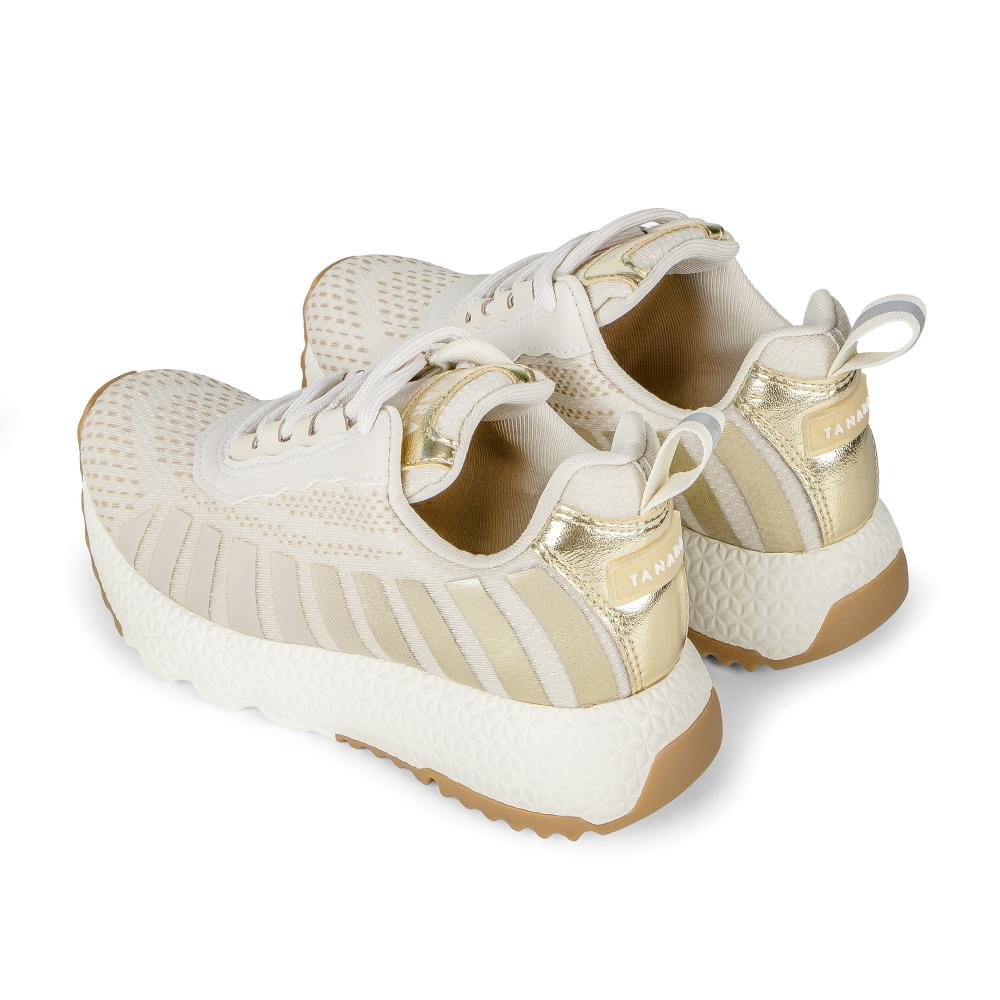 Tênis Tanara Casual Feminino T9411 Bege 6