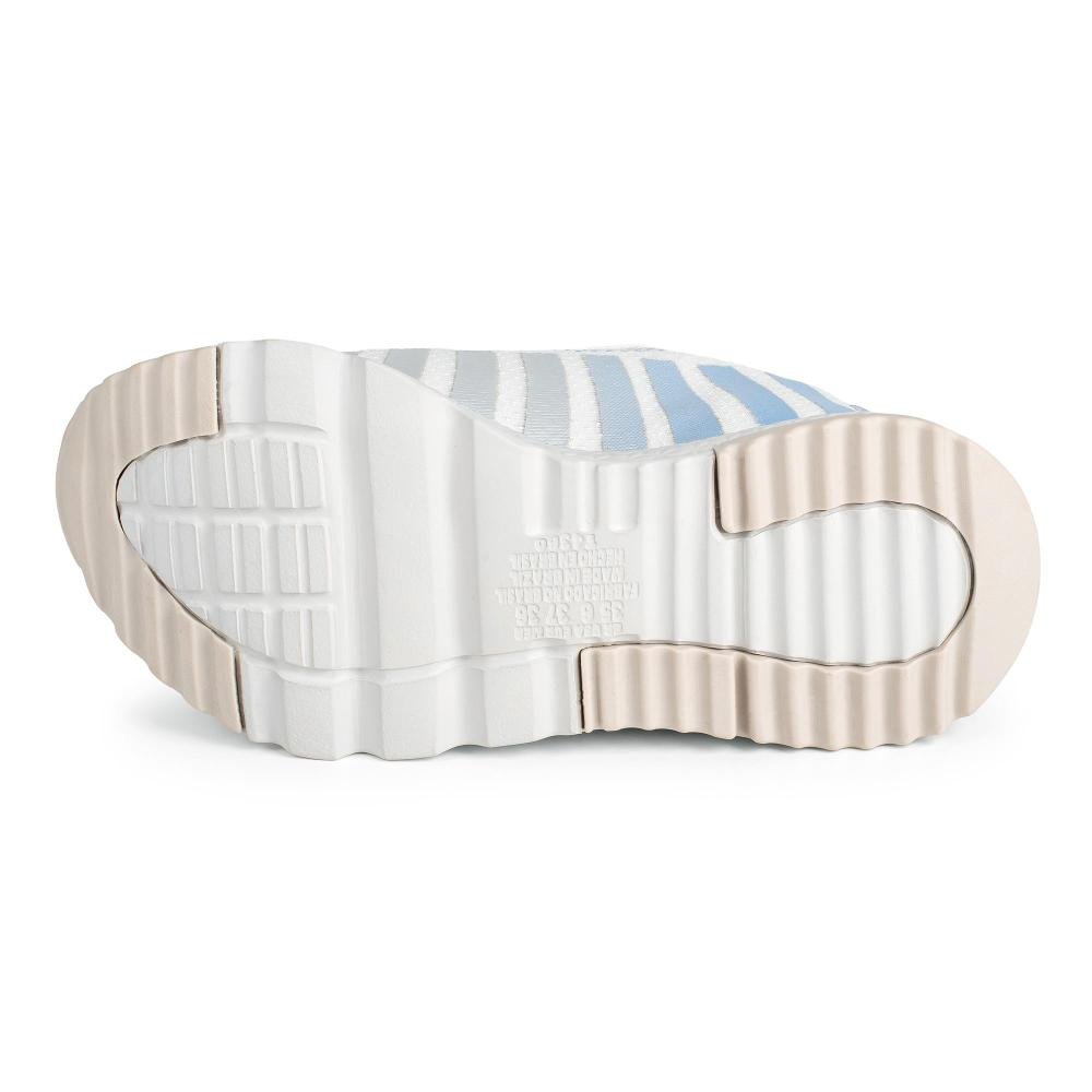 Tênis Tanara Casual Feminino T9411 Branco/Azul 5