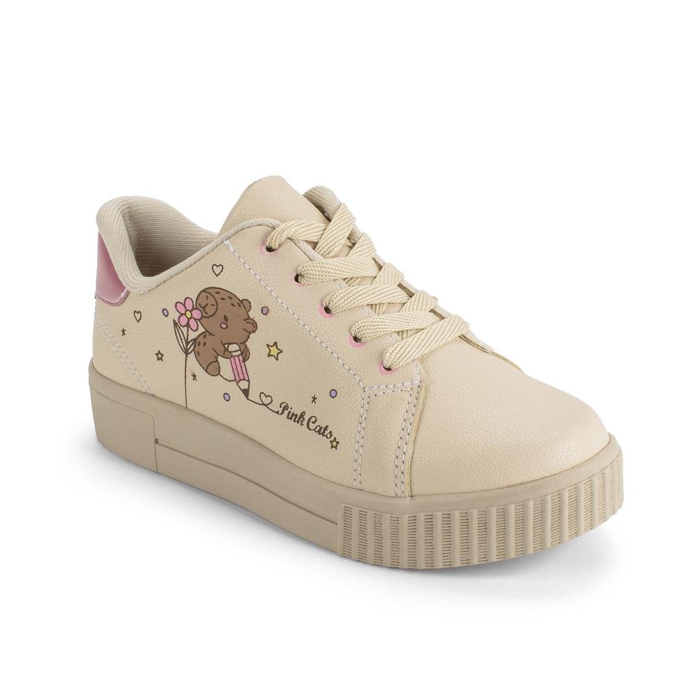 Tênis Pink Cats Infantil Casual V6013