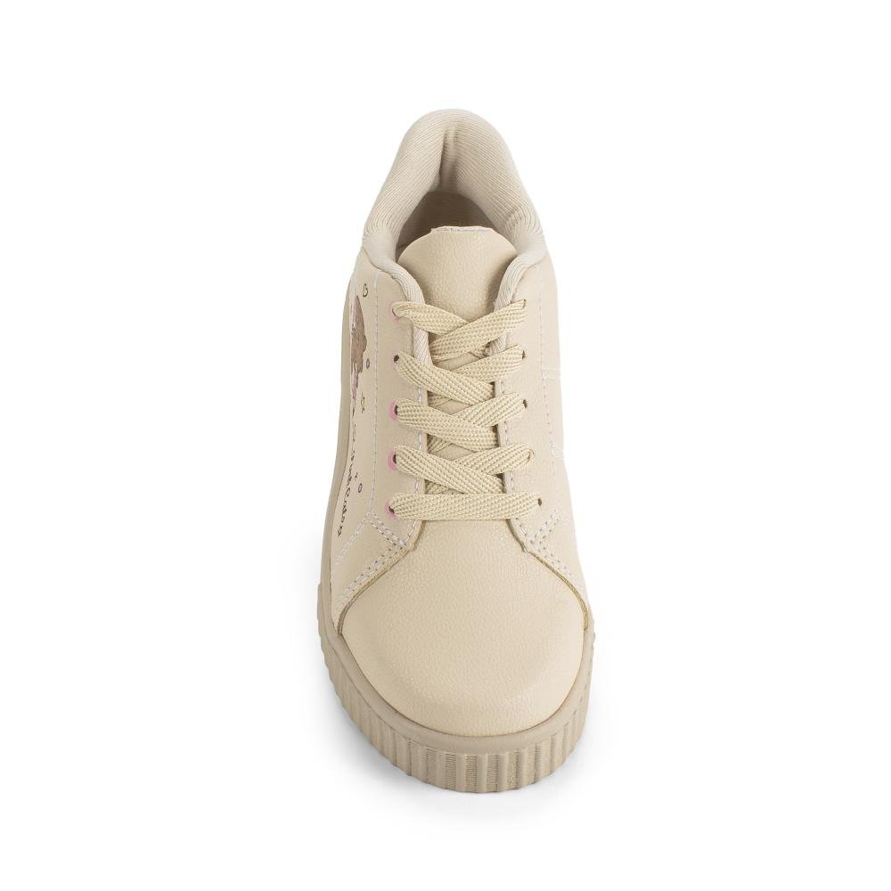 Tênis Pink Cats Infantil Casual V6013 Bege 5