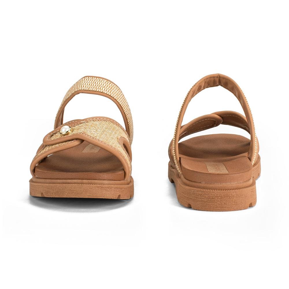 Slide Pink Cats Infantil Flatform V5981 Bege 5