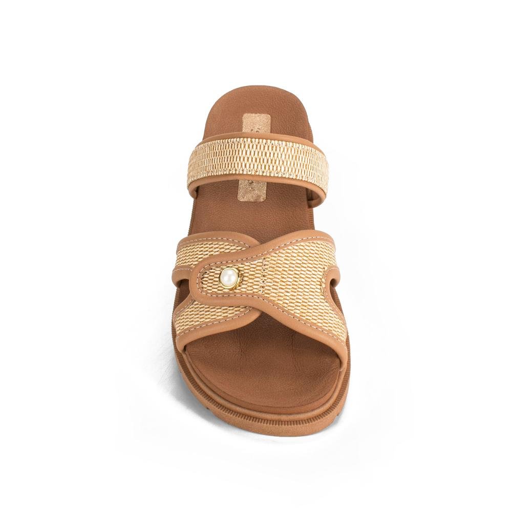 Slide Pink Cats Infantil Flatform V5981 Bege 6