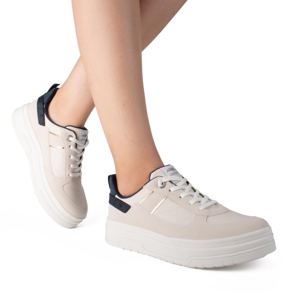 Tênis Dakota Casual e Feminino D2011 Off White 2