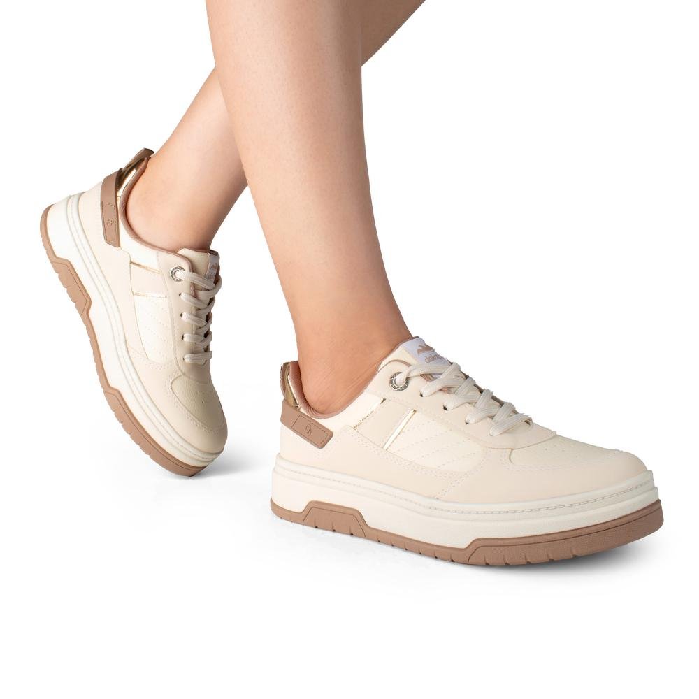 Tênis Dakota Casual e Feminino D2011 Bege 2