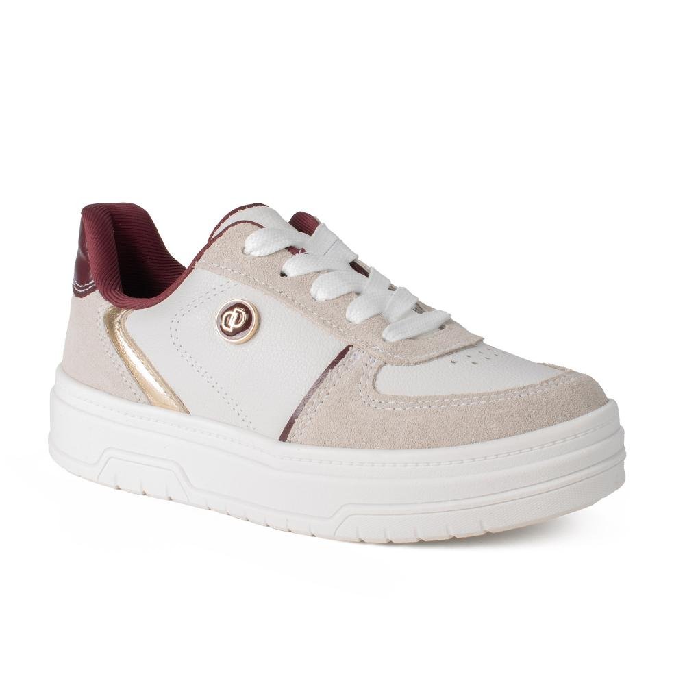 Tênis Dakota Casual Em Couro Feminino D2071