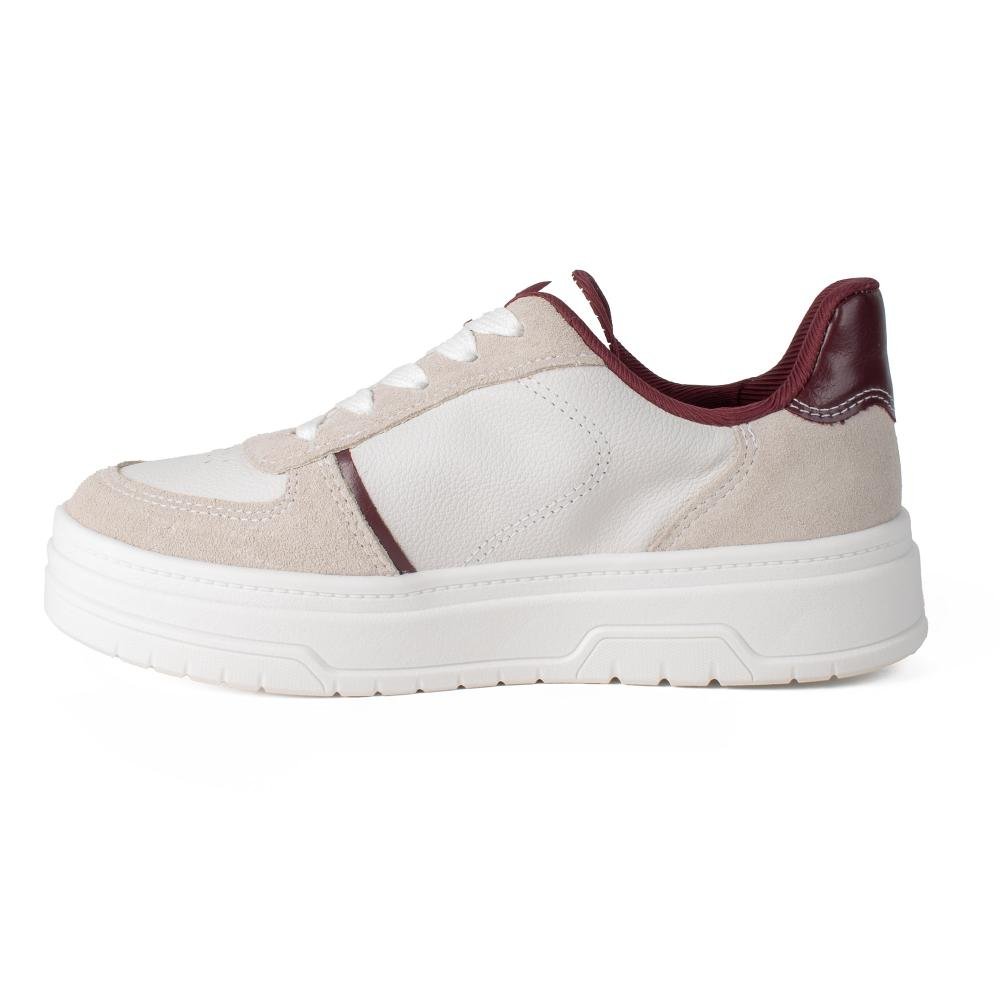 Tênis Dakota Casual Em Couro Feminino D2071 Branco 4