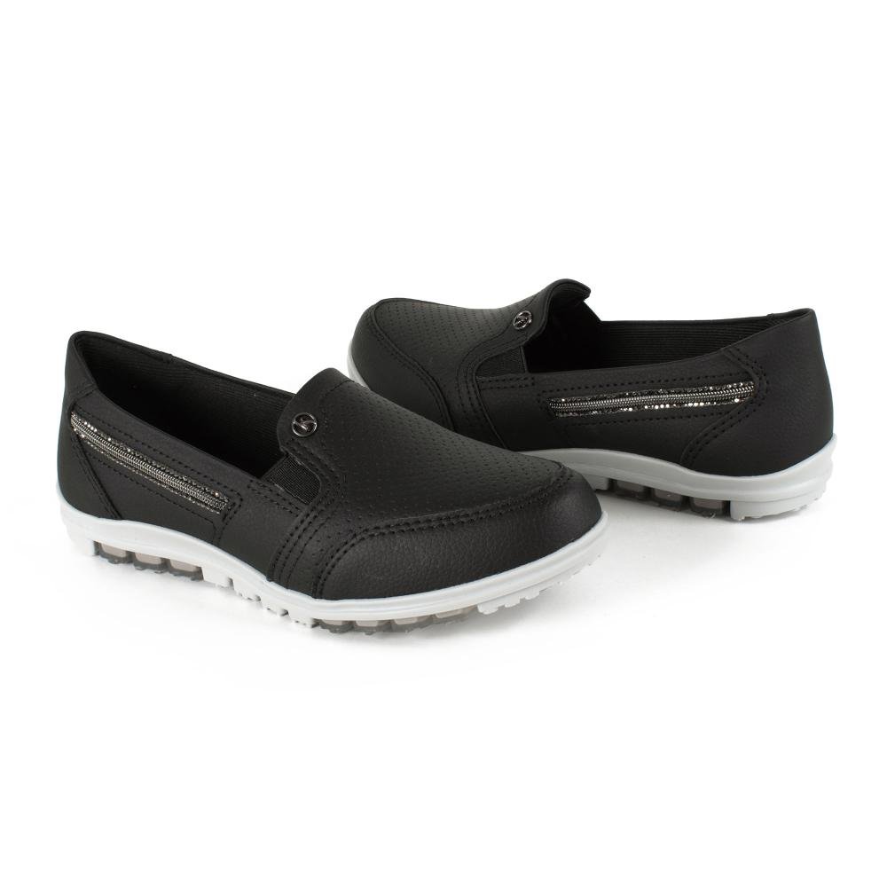 Tênis Kolosh Slip On Feminino C0530A Preto