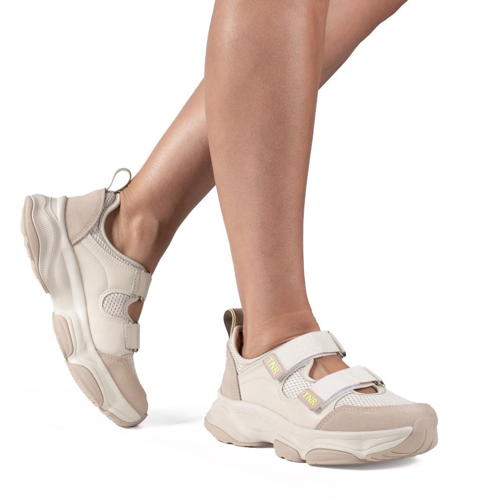 Tênis Sapatilha Tanara Feminino T9372 Bege 2