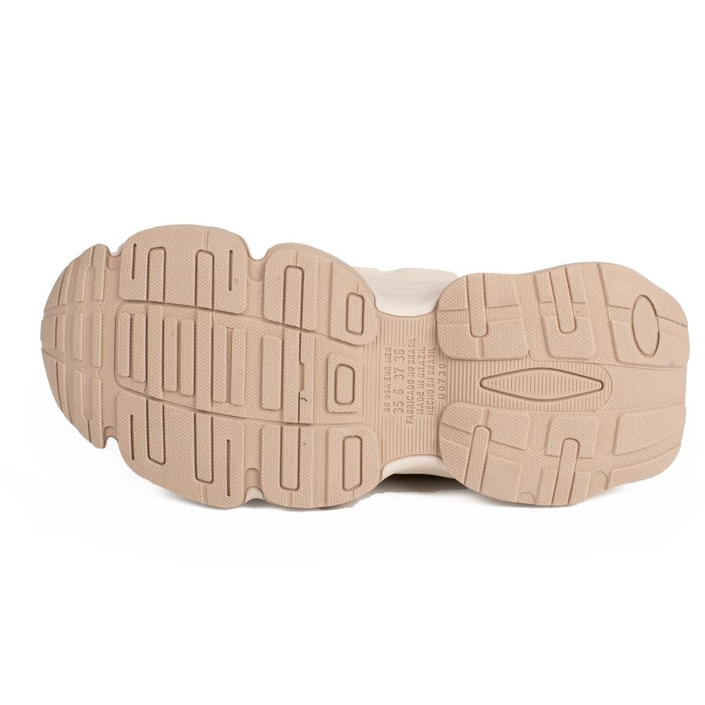 Tênis Sapatilha Tanara Feminino T9372 Bege 5