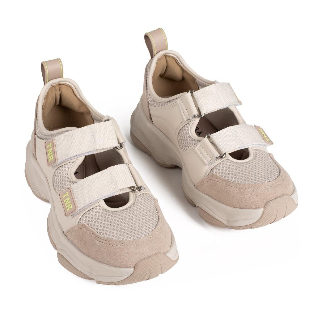 Tênis Sapatilha Tanara Feminino T9372 Bege 6