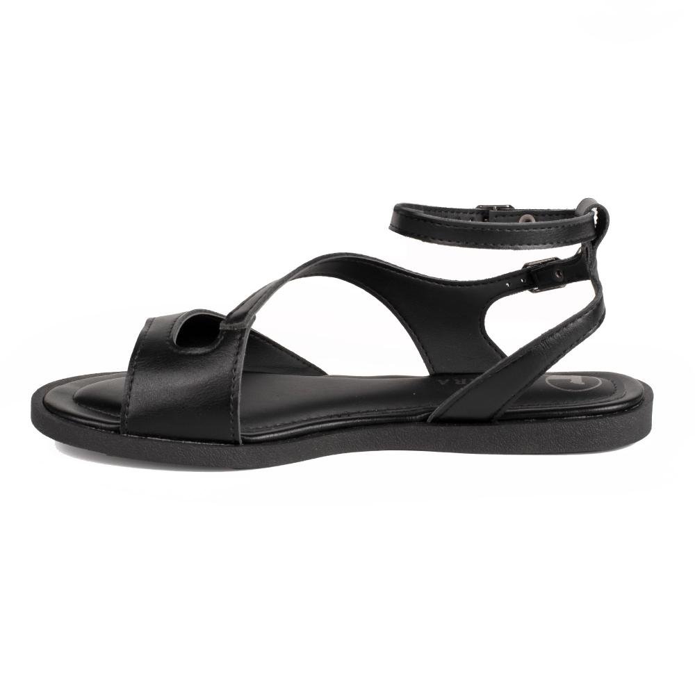 Sandália Tanara Rasteira Feminina T9195 Preto 6
