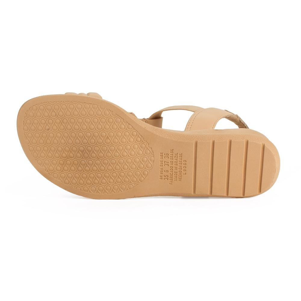 Sandália Campesí Anabela Feminina CP771 Bege 4