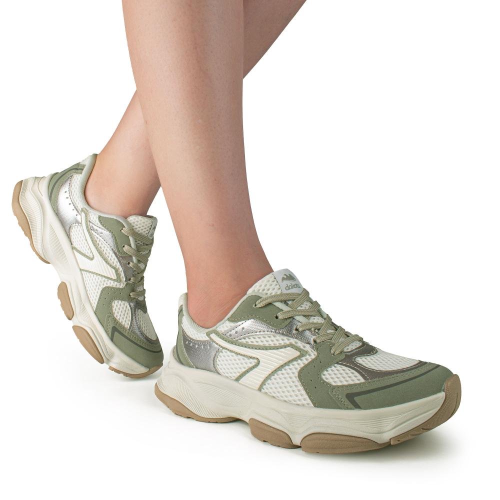 Dad Sneaker Dakota Feminino D0734 Verde 2