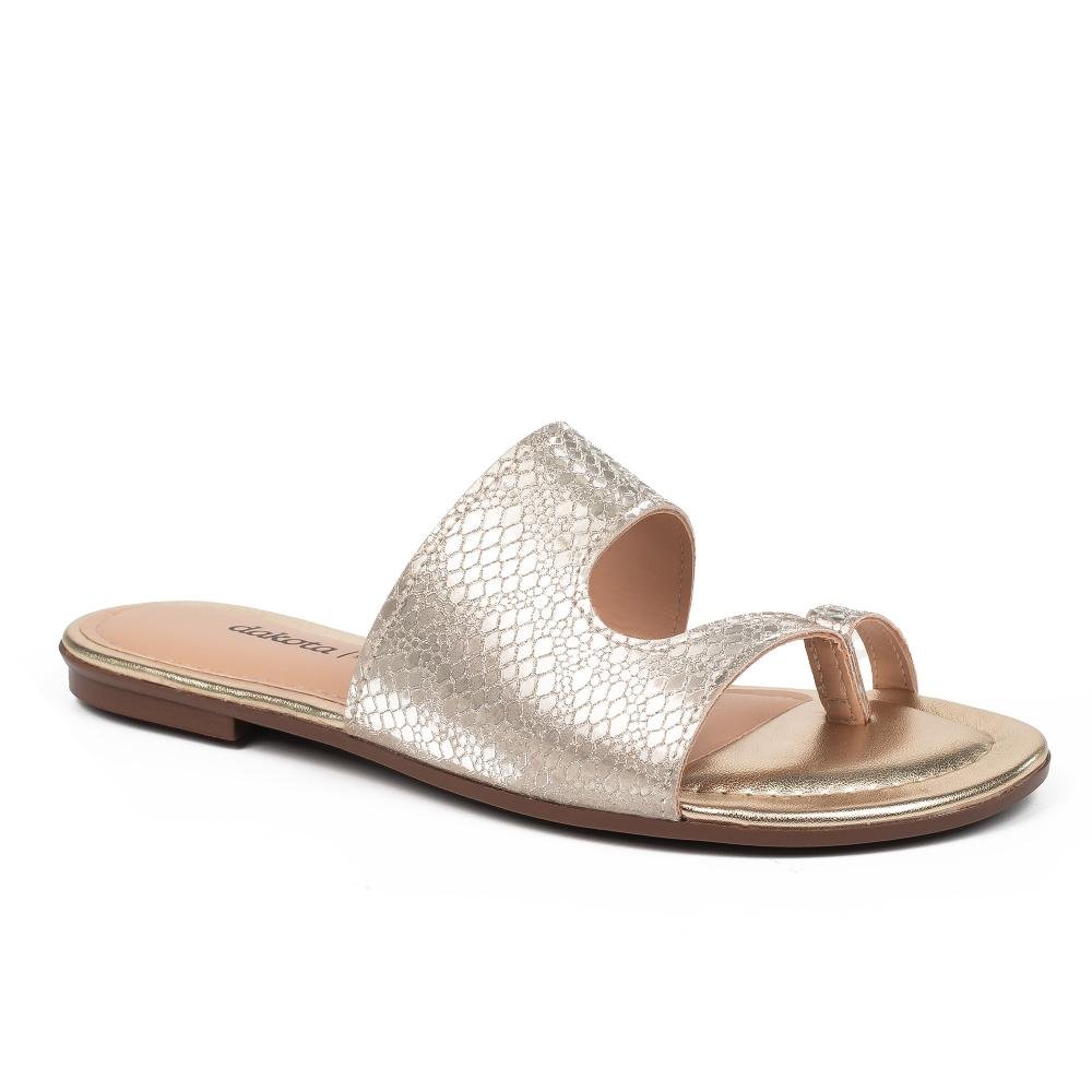 Slide Dakota Metalizado Feminino DB742