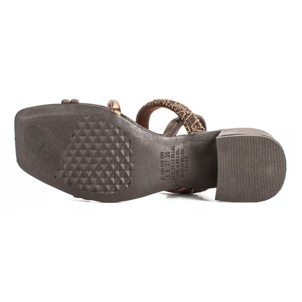 Sandália Dakota de Salto Bloco Feminina DB063 Café 5