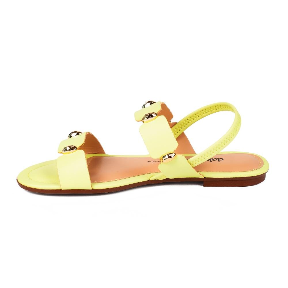 Sandália Dakota Rasteira Feminina DB741 Amarelo 4