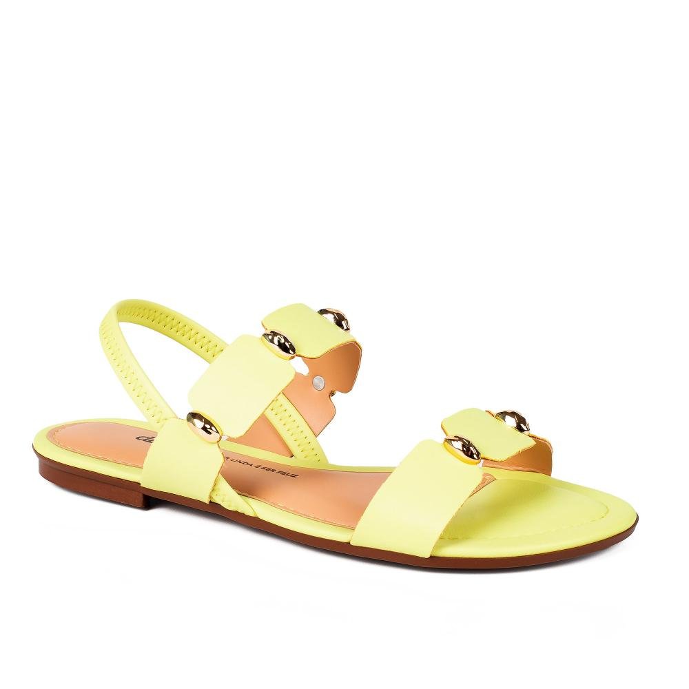 Sandália Dakota Rasteira Feminina DB741 Amarelo 7