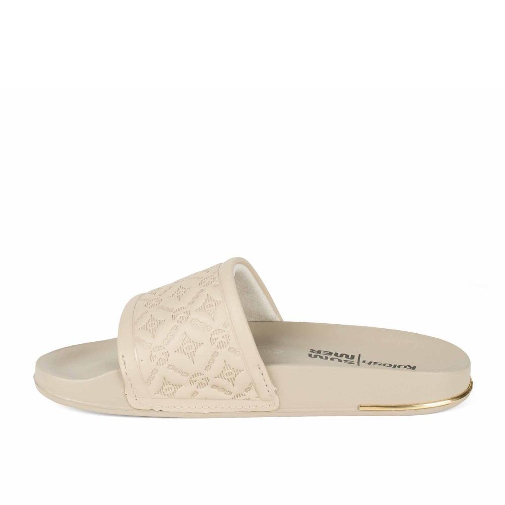 Slide Kolosh Feminino C3481 Bege 3