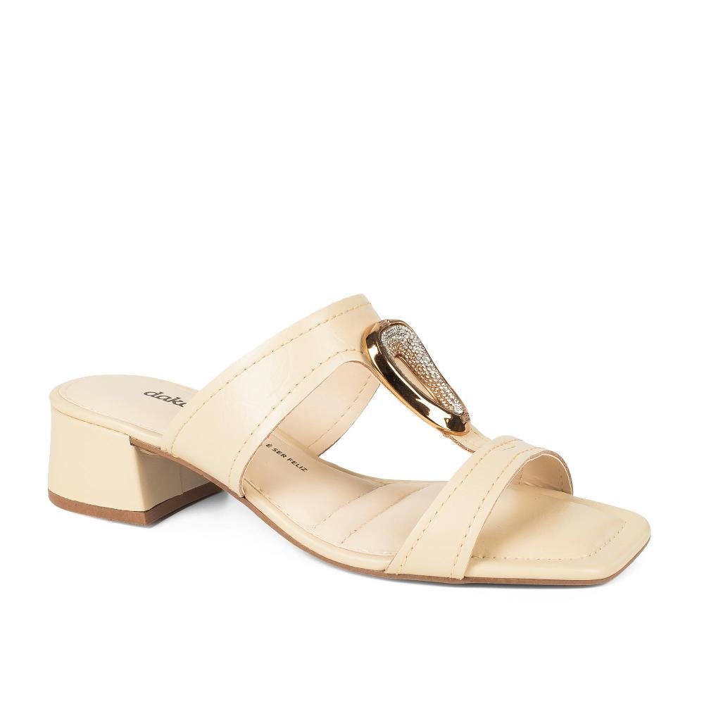 Tamanco Dakota de Salto Bloco Feminino DB062