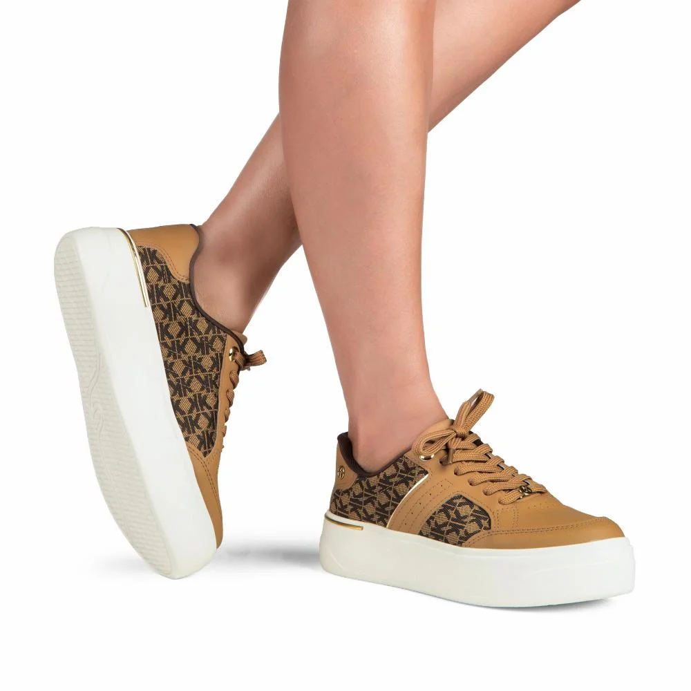 Tênis Kolosh Flatform Feminino C4322 Marrom 2