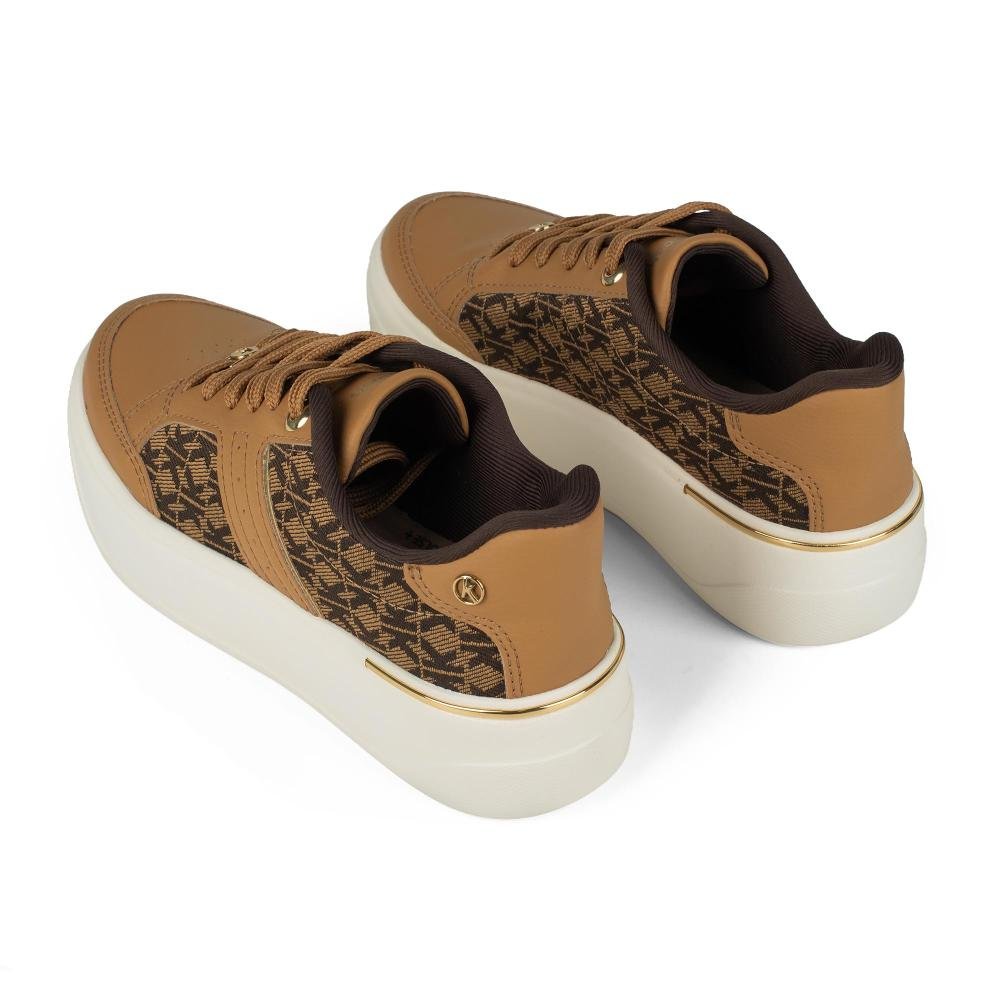 Tênis Kolosh Flatform Feminino C4322 Marrom 6