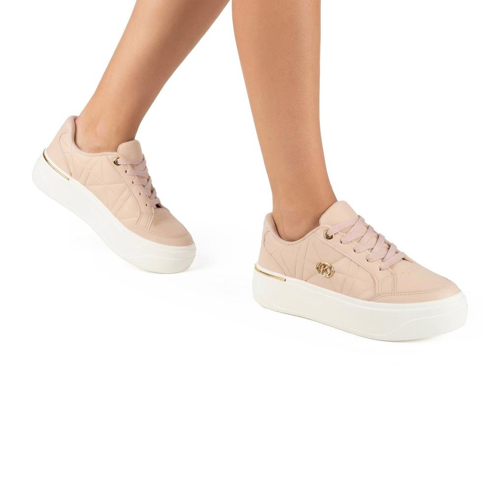 Tênis Kolosh Flatform Feminino C4321 Rosa 4