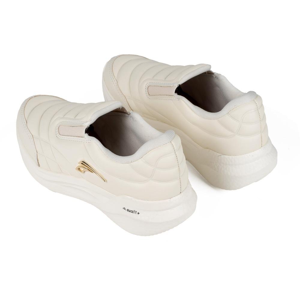 Tênis Kolosh Esportivo Slip On Feminino E0566 Off White 6