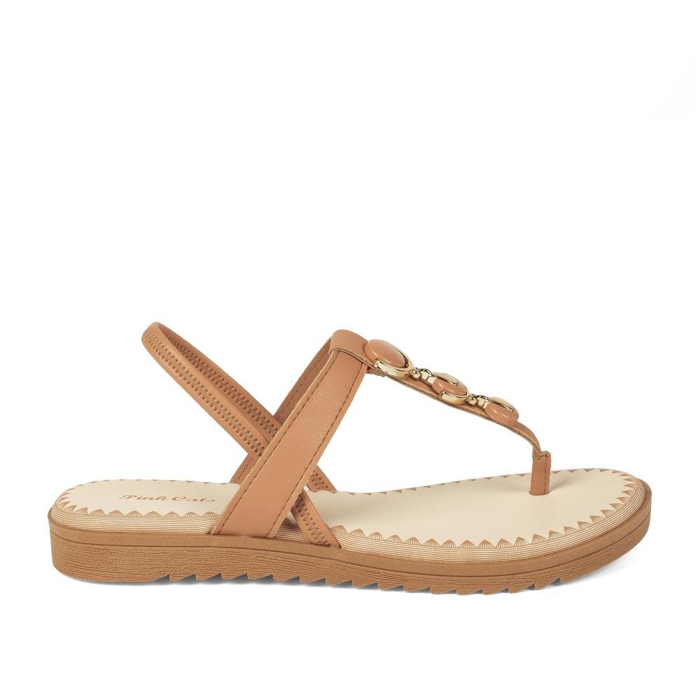 Sandália Pink Cats Infantil Flatform V5941 Marrom 3