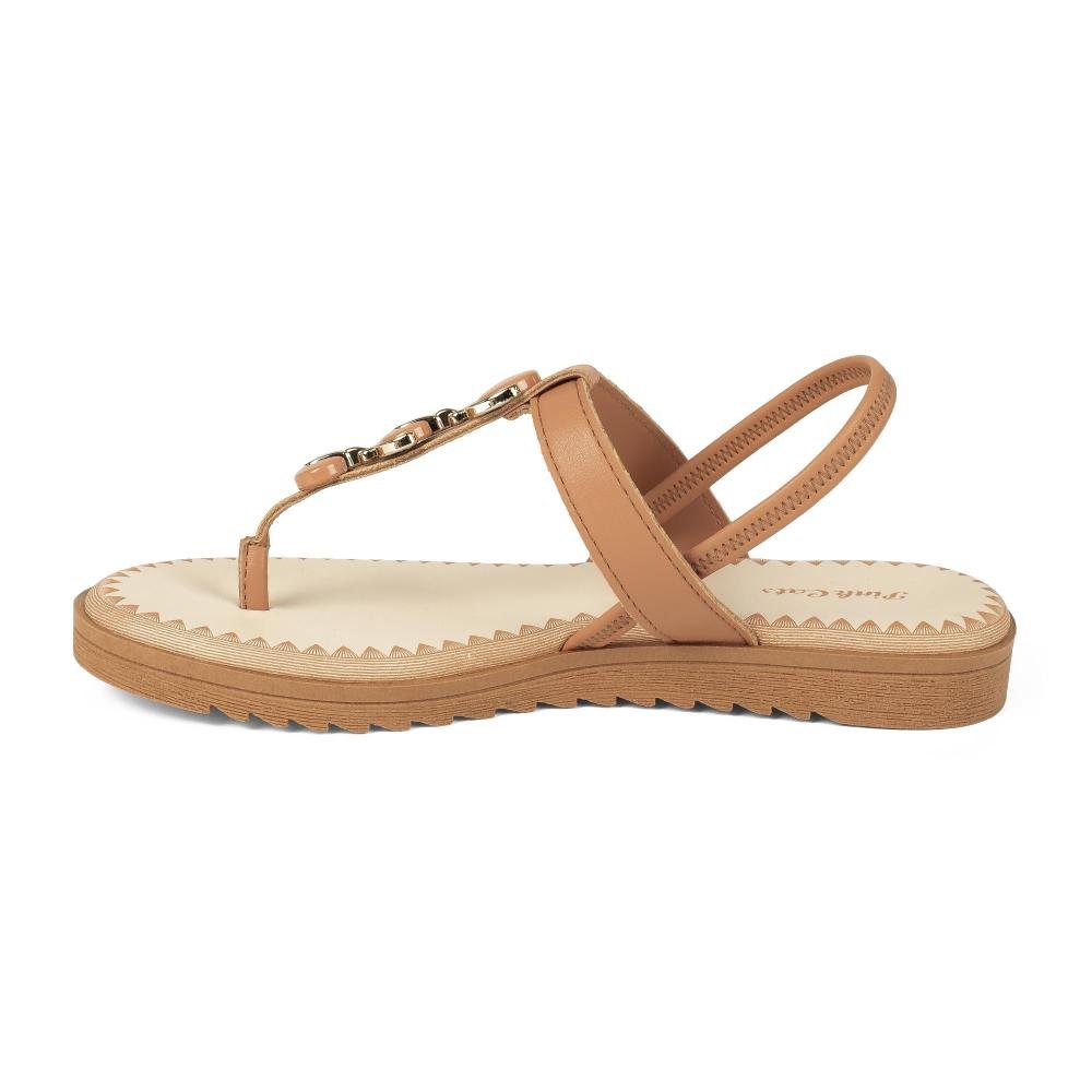 Sandália Pink Cats Infantil Flatform V5941 Marrom 4