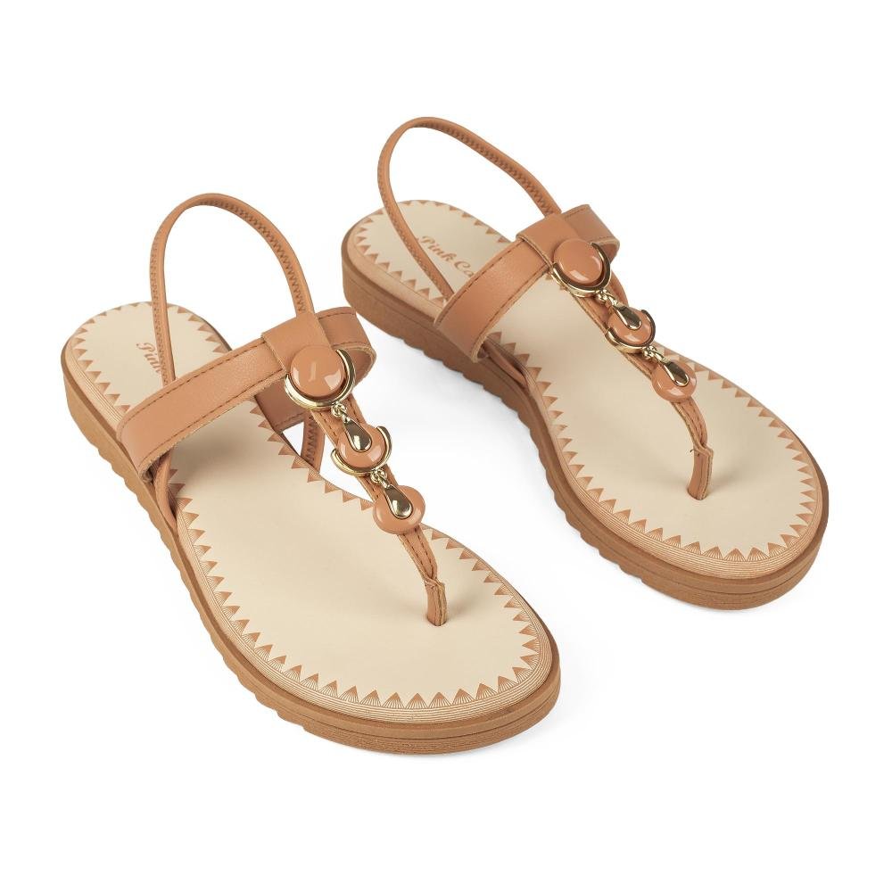 Sandália Pink Cats Infantil Flatform V5941 Marrom 6