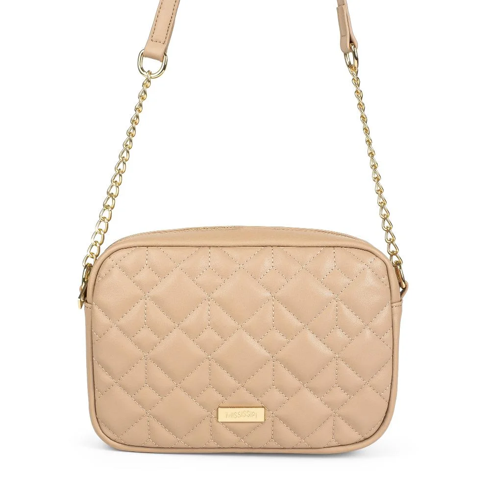 Bolsa Mississipi Camera Bag Feminina MS105 Bege 5