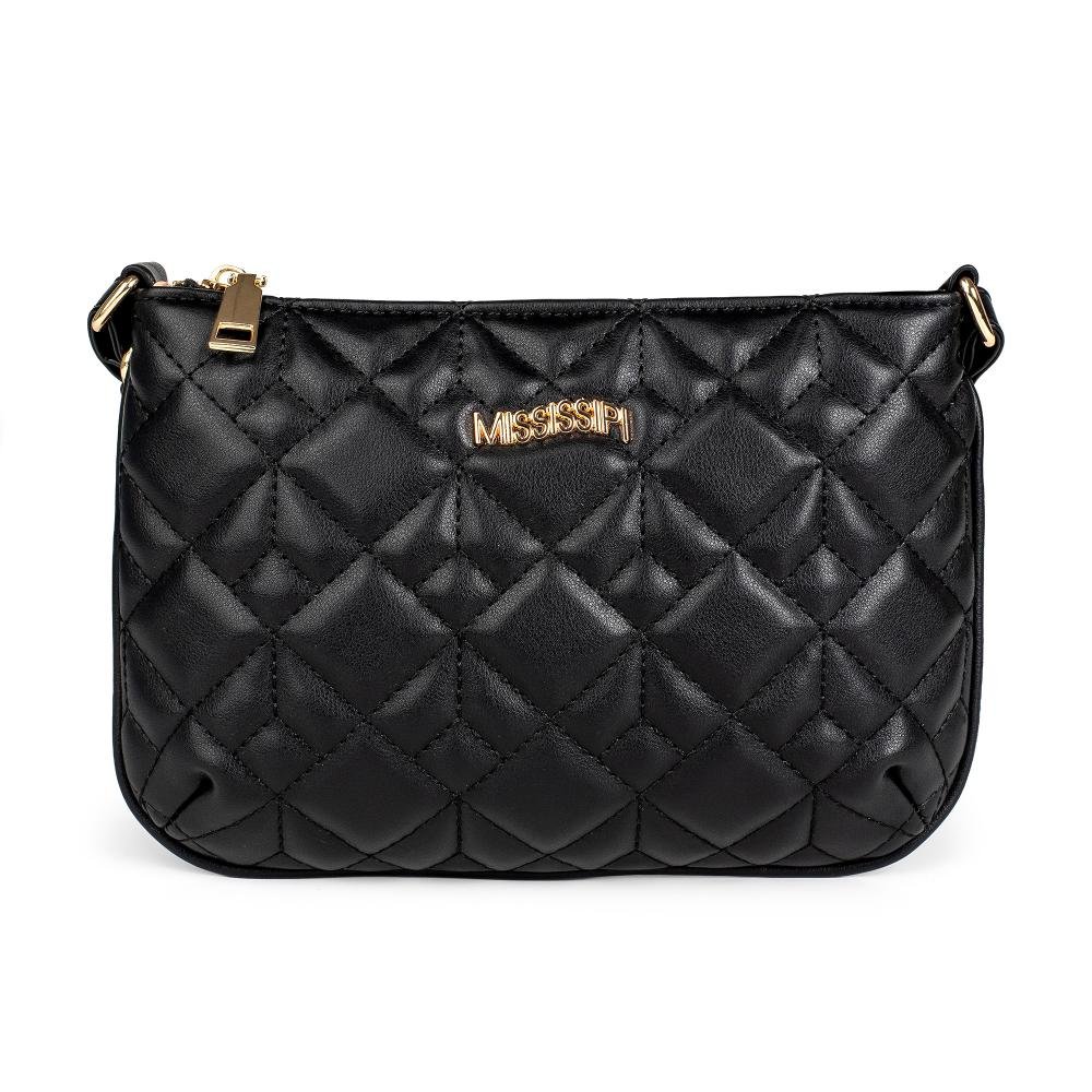 Bolsa Mississipi Transversal Feminina MS101 Preto 2