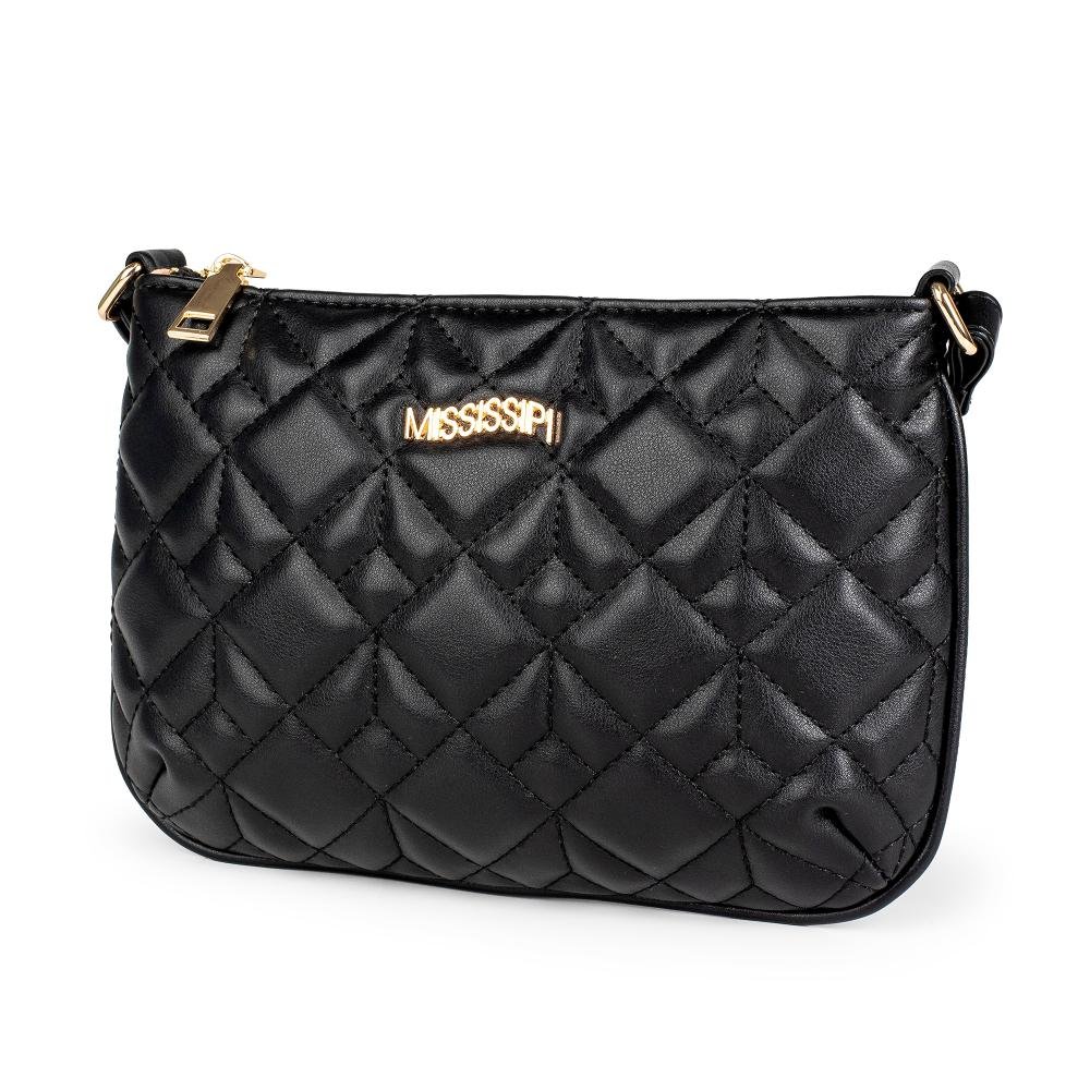 Bolsa Mississipi Transversal Feminina MS101 Preto 3