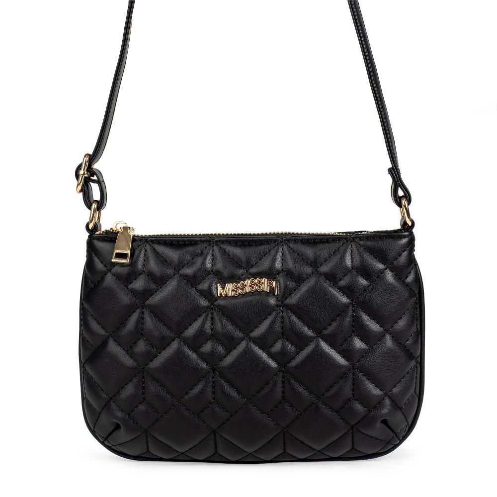 Bolsa Mississipi Transversal Feminina MS101 Preto 5
