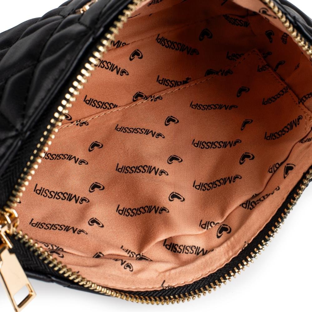 Bolsa Mississipi Transversal Feminina MS101 Preto 6