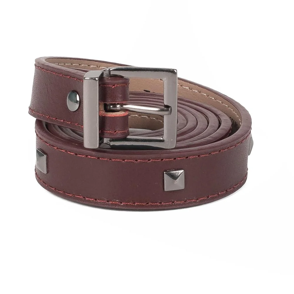 Cinto Dakota Em Couro Feminino CI031 Vinho 3