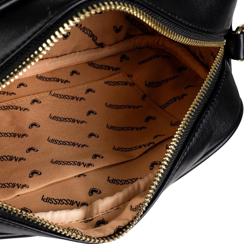 Bolsa Mississipi Camera Bag Feminina MS106 Preto 6