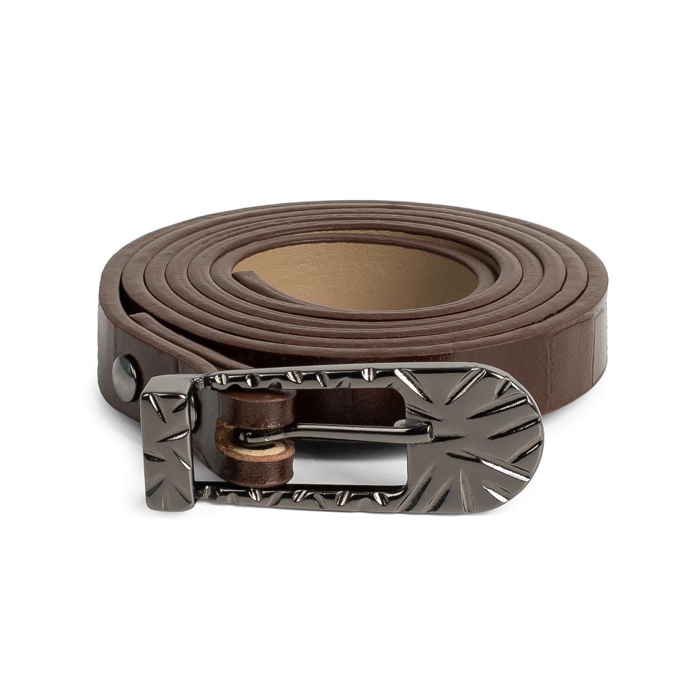 Cinto Dakota Em Couro Feminino CI033 Café 2