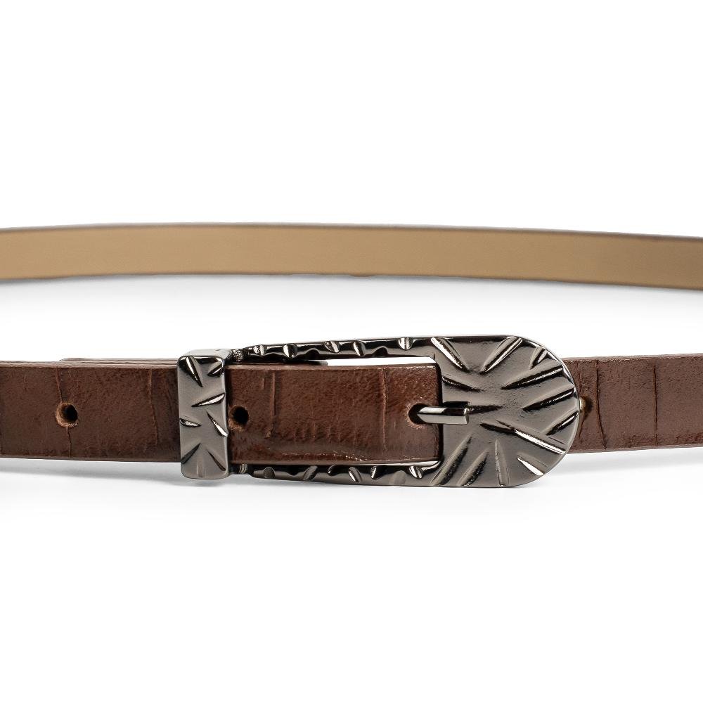 Cinto Dakota Em Couro Feminino CI033 Café 4