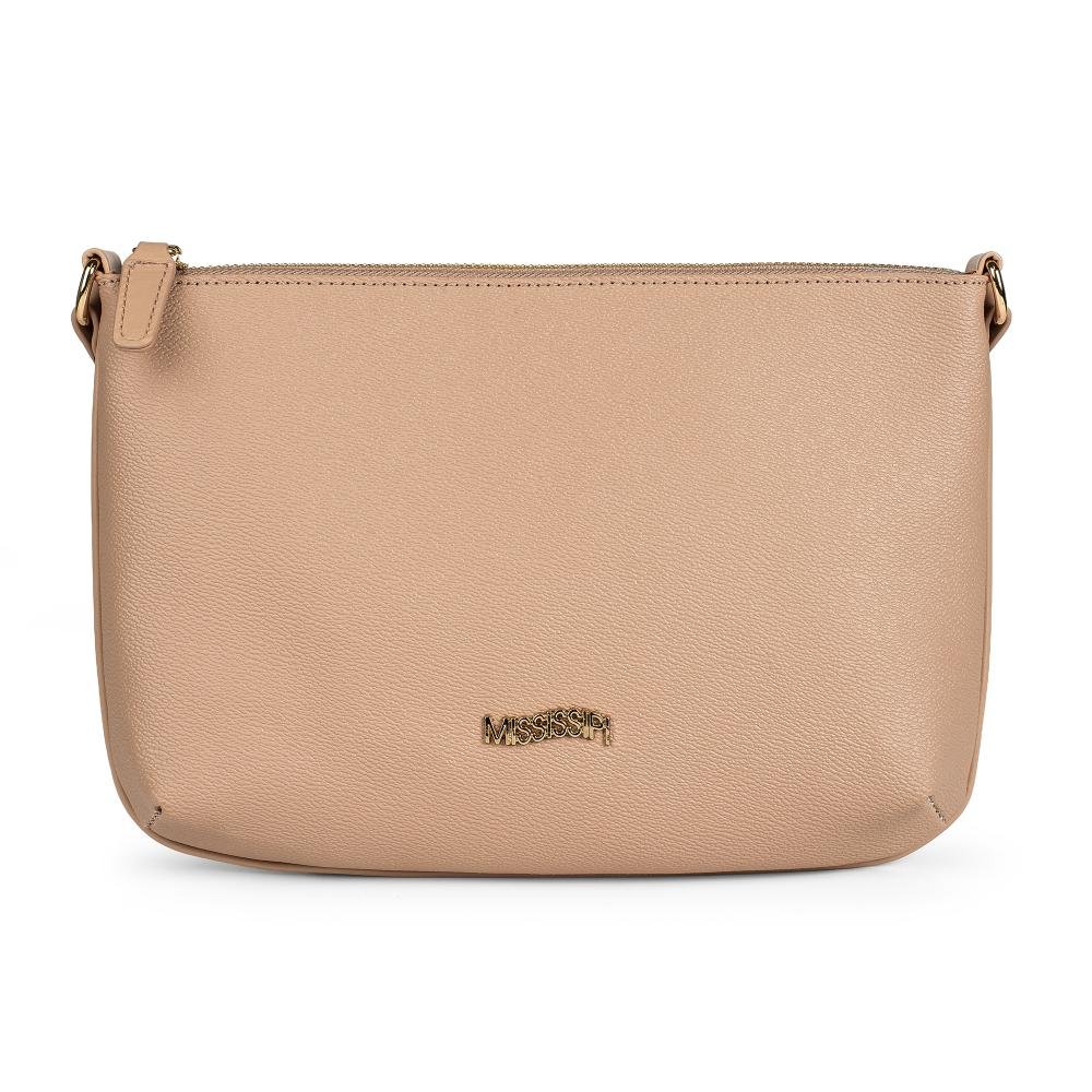 Bolsa Mississipi Transversal Feminina MS103 Bege 2