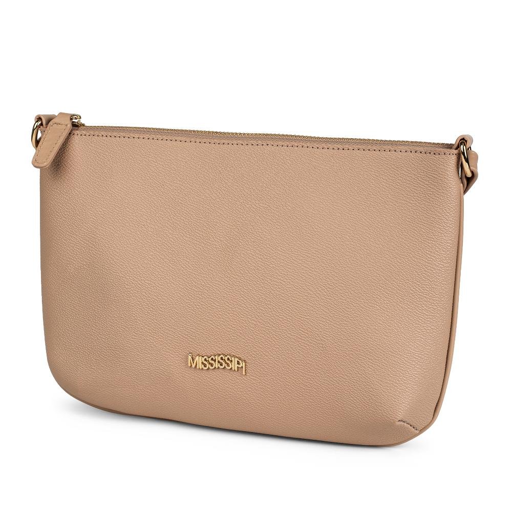 Bolsa Mississipi Transversal Feminina MS103 Bege 3