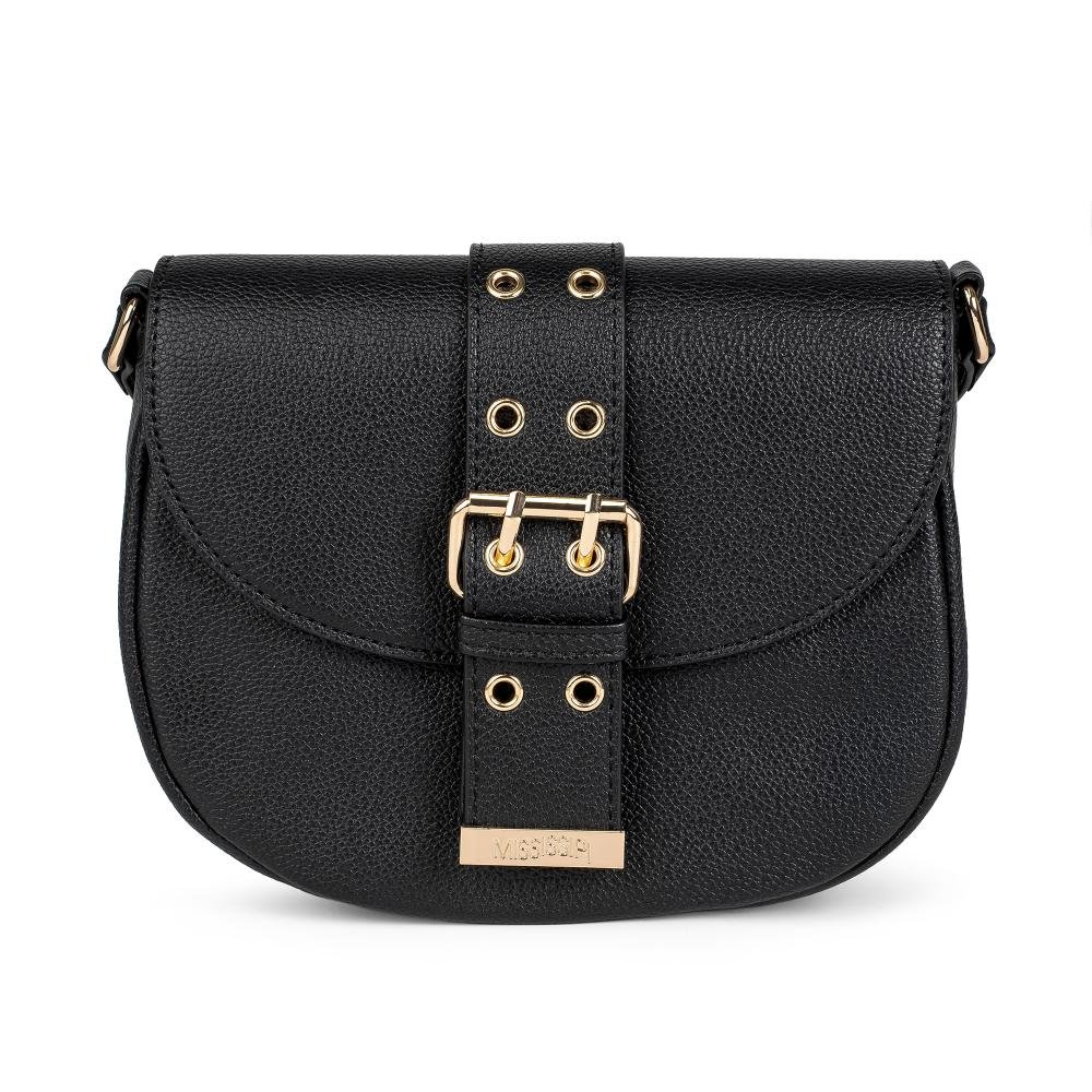 Bolsa Mississipi Transversal Feminina MS107 Preto 2