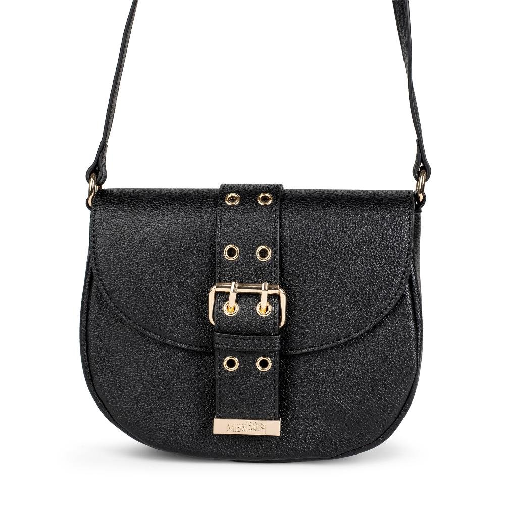 Bolsa Mississipi Transversal Feminina MS107 Preto 5