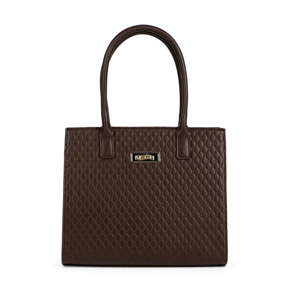 Bolsa Mississipi Tote Feminina MS108 Marrom 2