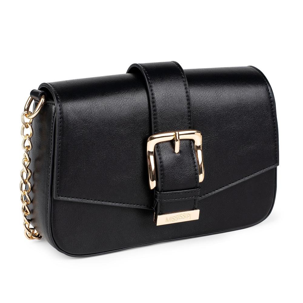 Bolsa Mississipi Transversal Feminina MS104 Preto 2