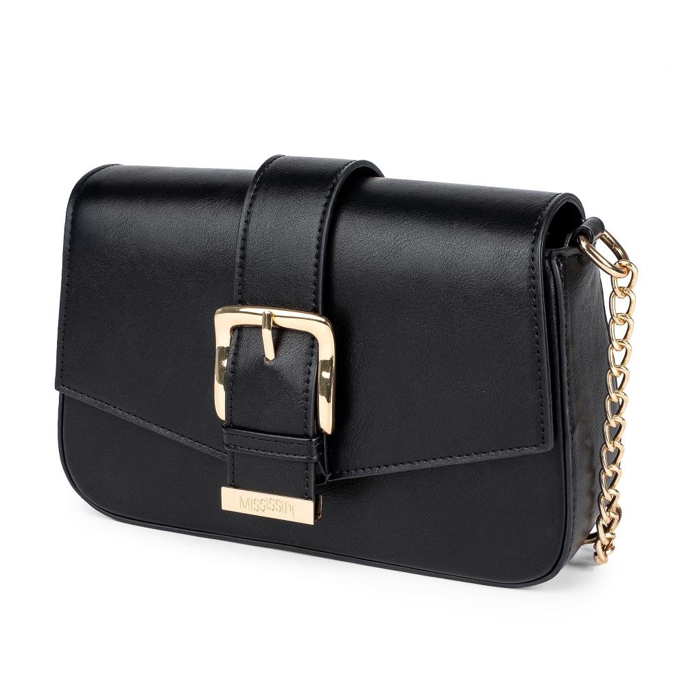 Bolsa Mississipi Transversal Feminina MS104 Preto 3