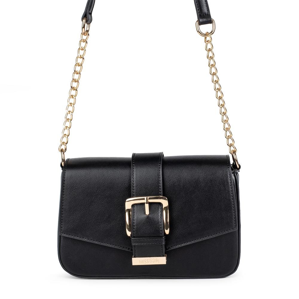 Bolsa Mississipi Transversal Feminina MS104 Preto 5