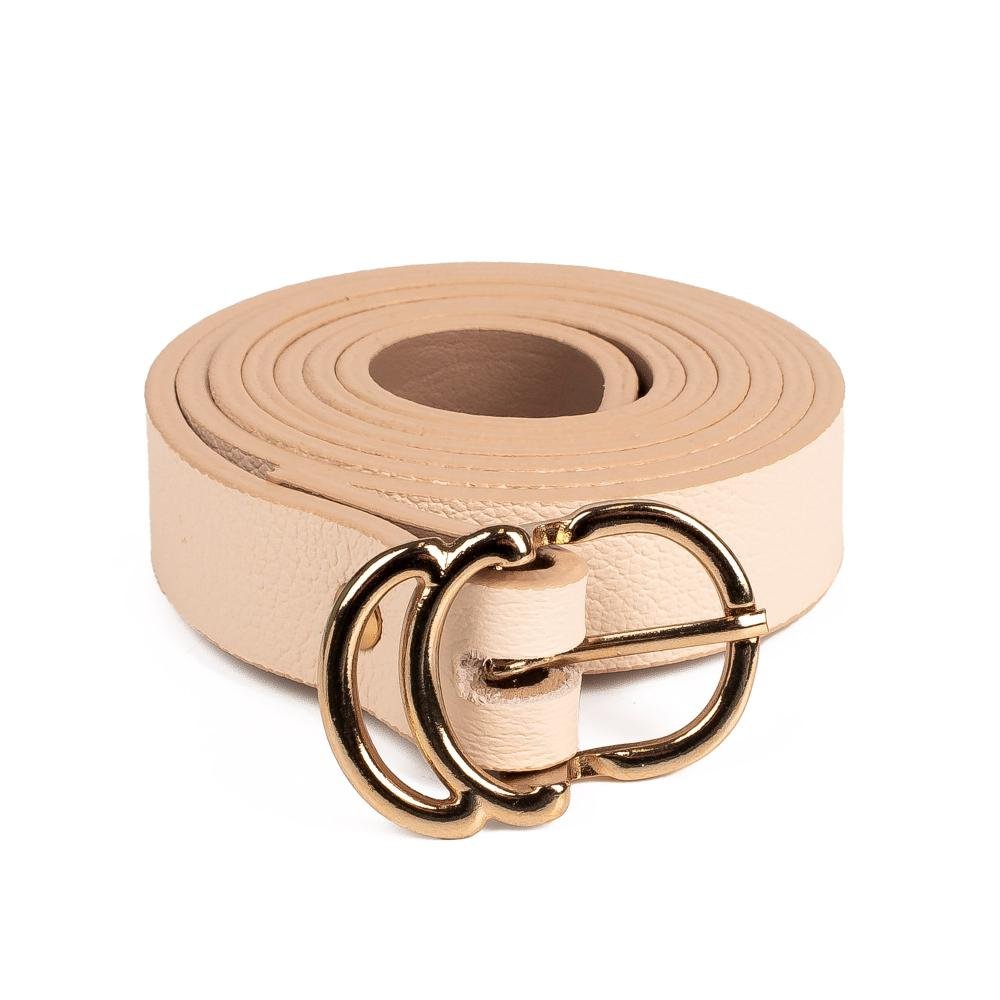 Cinto Dakota Em Couro Feminino CI034 Bege 2